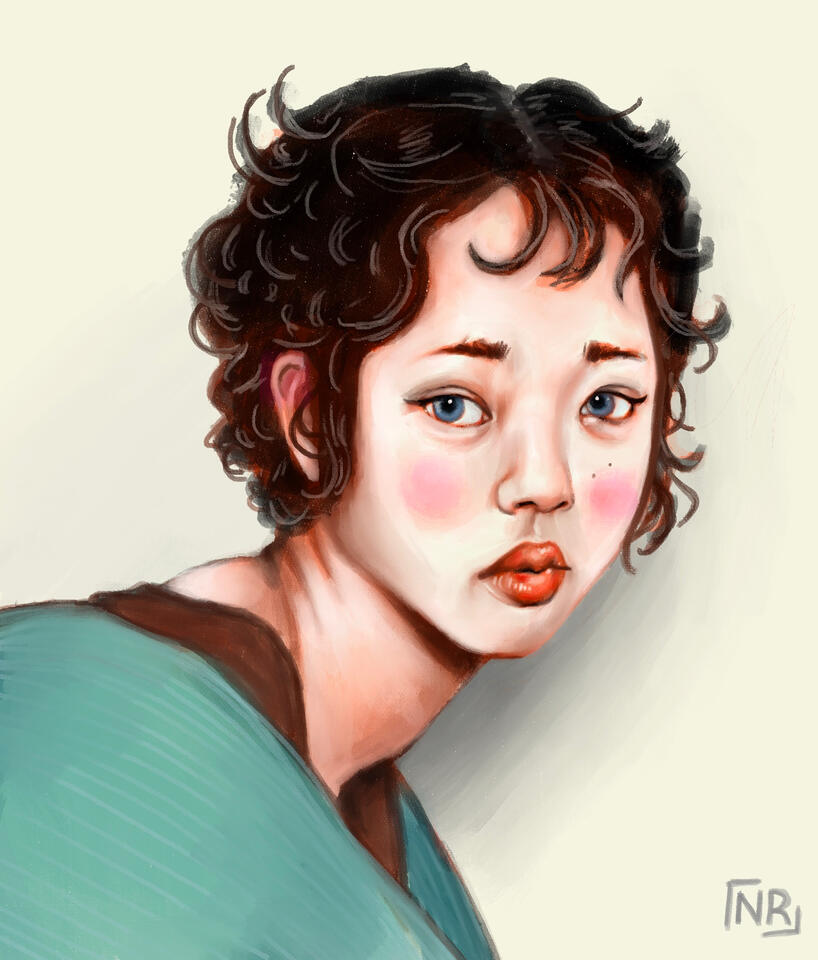 digital portrait, digital, 2024